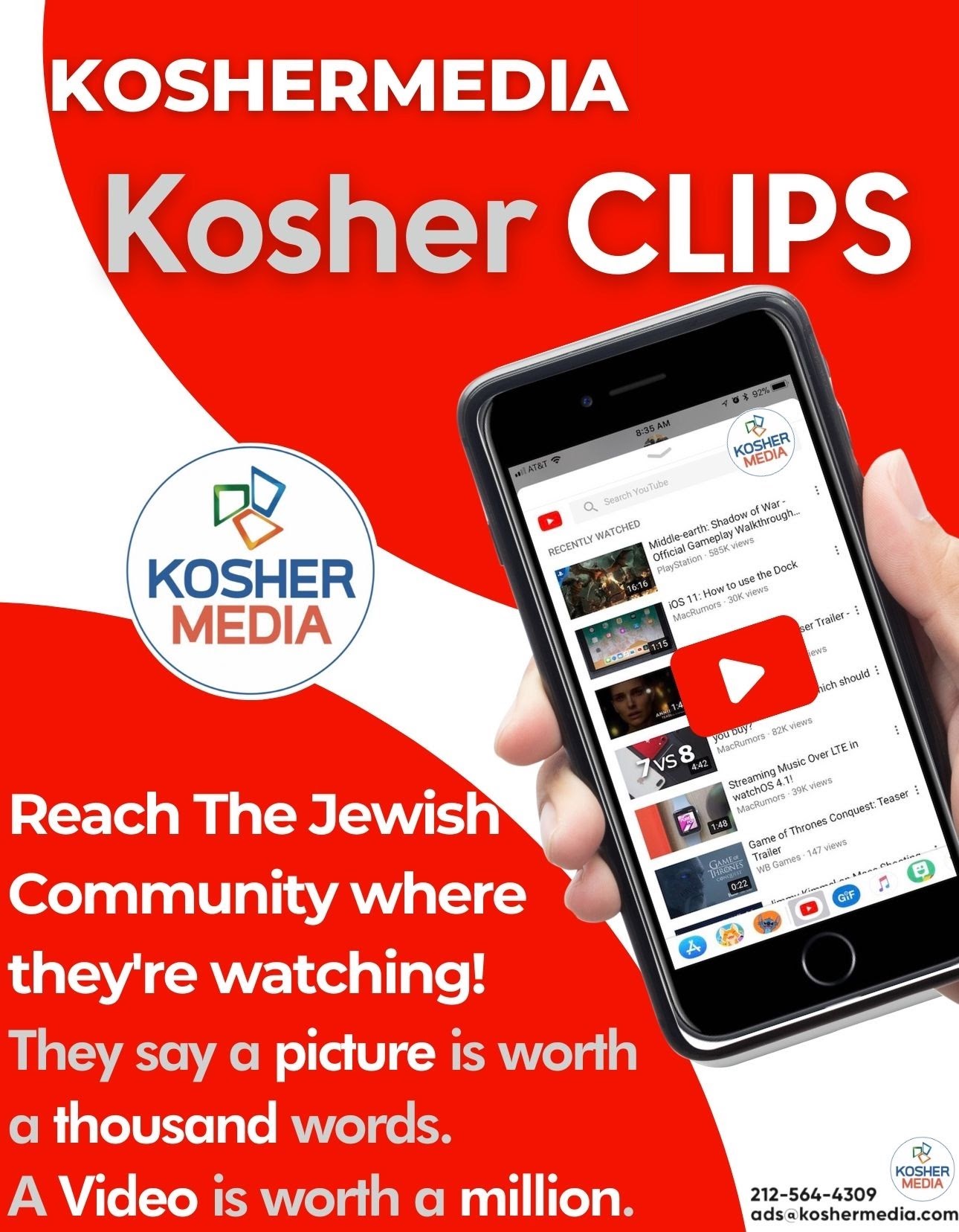 KosherMedia Kosher Clips flyer